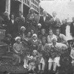 Работники и воспитанники дошкольной площадки станции Кемь. 1926г.