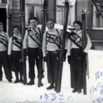 Работники образования, участники лыжного похода Петрозаводск – Олонец. 1938г.