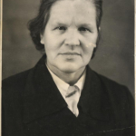 Елизавета Дмитриевна Никольская, одна из старейших педагогов дошкольного воспитания. 1957г.