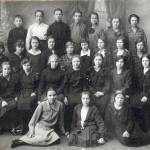 Студенты Русского педагогического техникума. 1928г