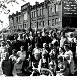 Участники встречи выпускников Карело-Финского педтехникума 1933 - 1934 г. Петрозаводск, 16 июля 1973 г.