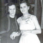 А.А. Филимонова с дочерью Виолеттой. 1958г.